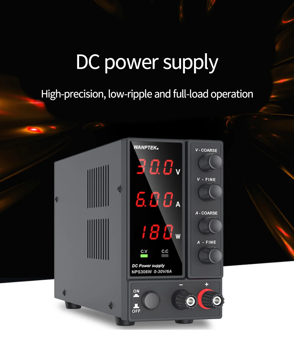 NPS306W laboratuvar anahtarlama güç kaynağı 30V 6A değişken DC stabilize güç kaynağı 0.1 V 0.01 A 180W galvanik güç kaynağı