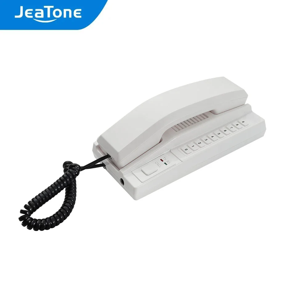JeaTone 433MHz Kablosuz Ses interkom sistemi İki Yönlü Telefon Genişletilebilir Telefonlar İnterkom ev, ofis ve fabrika