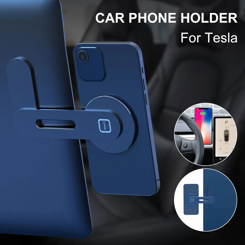 Araç Tutucu Cep Telefonu Tutucu Cradle İstikrarlı Tesla Modeli X S Y 3 Aksesuarları iPhone 12/12 Pro max Manyetik telefon Tutucu