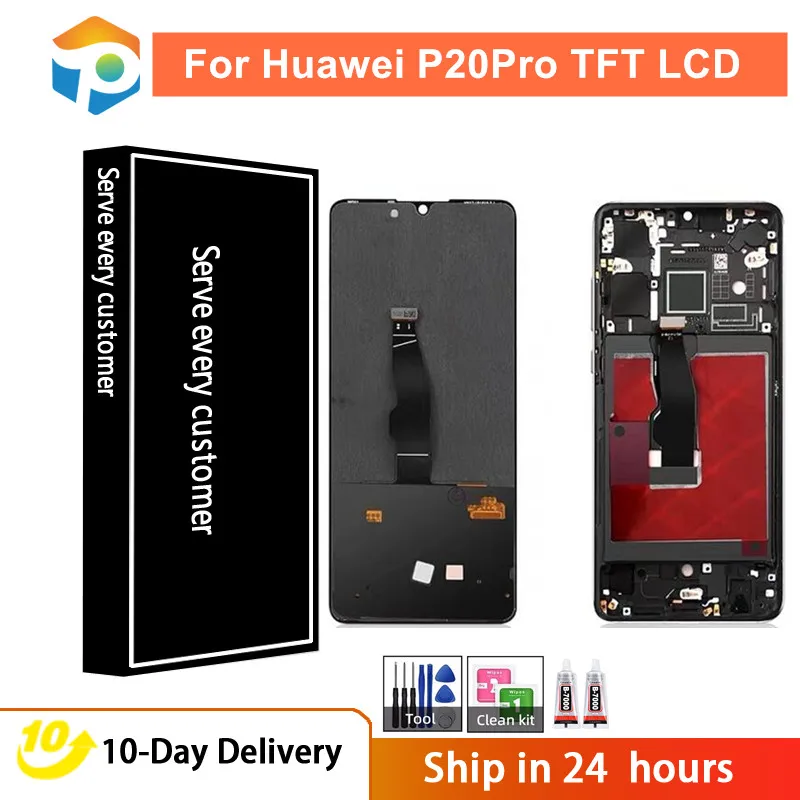 Huawei P20pro lcd ekran Komple Huawei P20 Pro lcd ekran dokunmatik ekran digitizer Yedek Parça Tamir