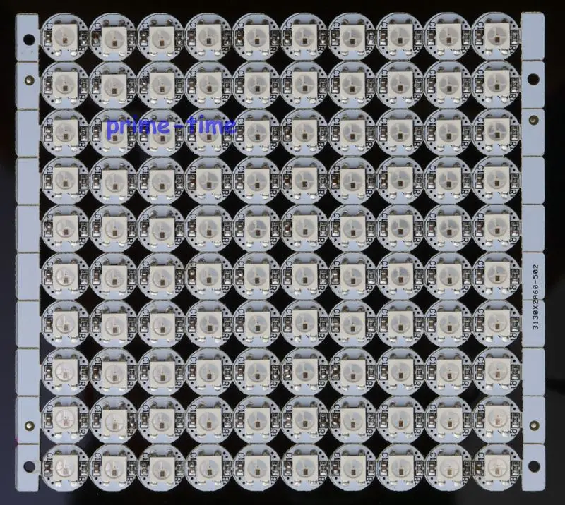 10-1000 adet / grup! 5V WS2812B Dahili WS2811 IC LED çip 5050 SMD ayrı ayrı adreslenebilir mini PCB kartı (10mm * 3mm) Soğutucu