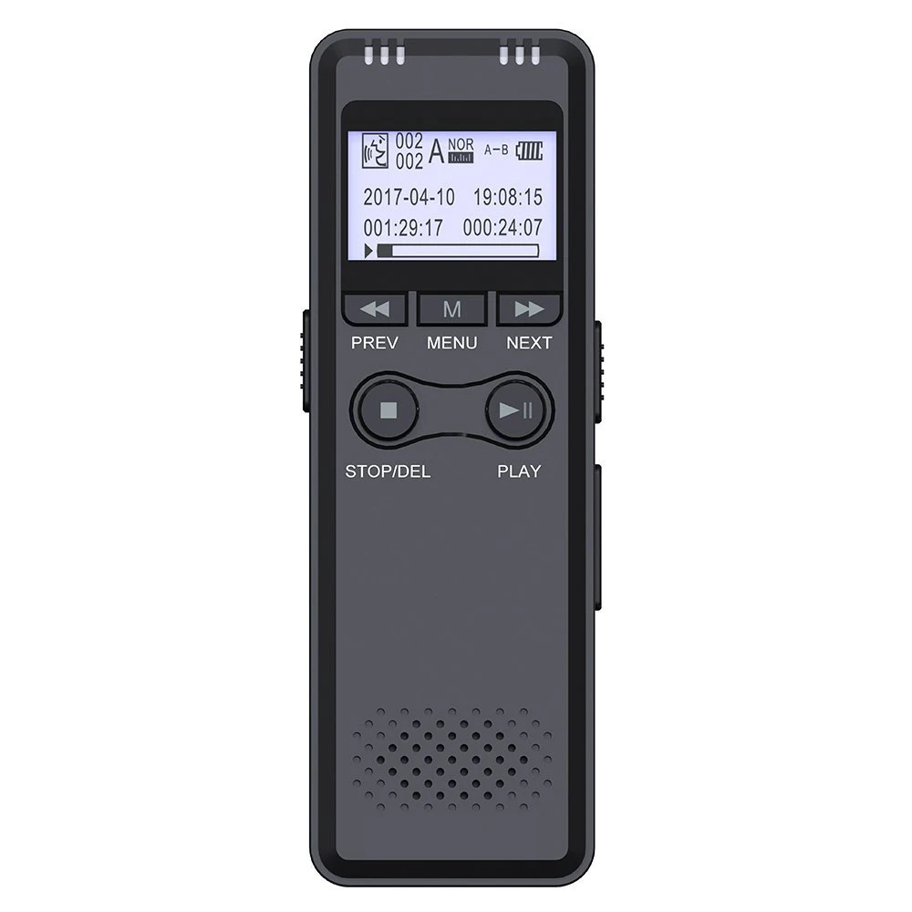 Mini Dijital Ses kayıt Cihazı Profesyonel HD Ses Ses Taşınabilir Ses Kaydı Aktif Kalem HiFi WAV MP3 Dictaphone Oyuncular