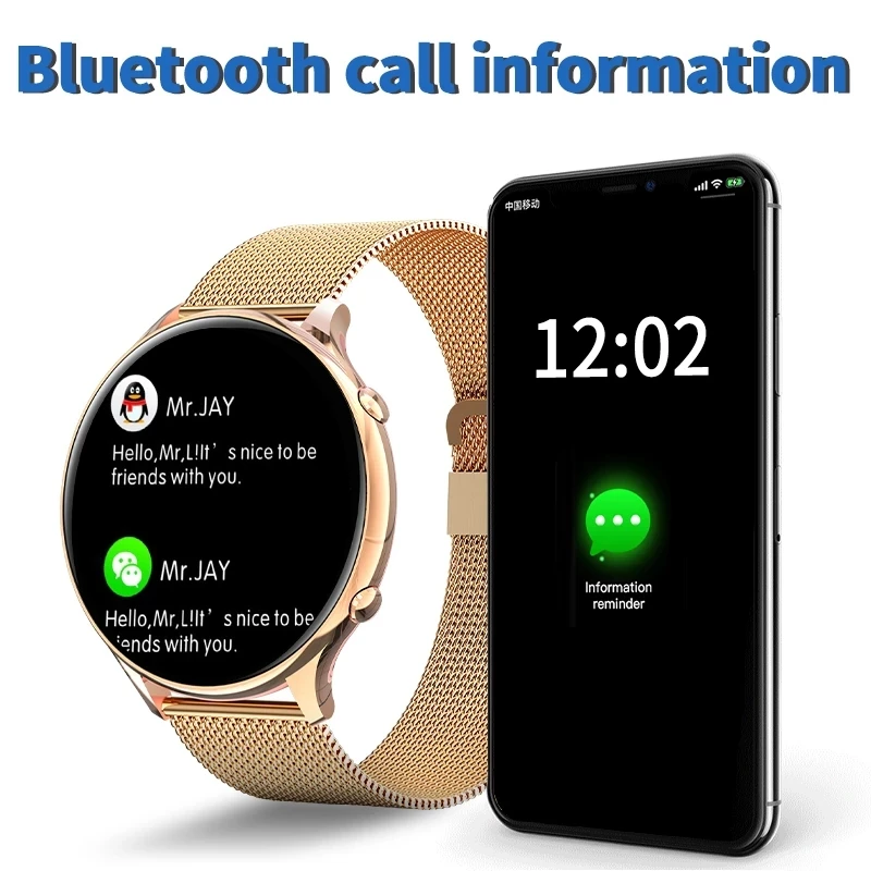 Lıge akıllı saat Kadınlar 2022 Smartwatch Erkekler Spor Spor Saati Moda Bayanlar Smartband İzle Kızlar Bilezikler Android IOS İçin 2