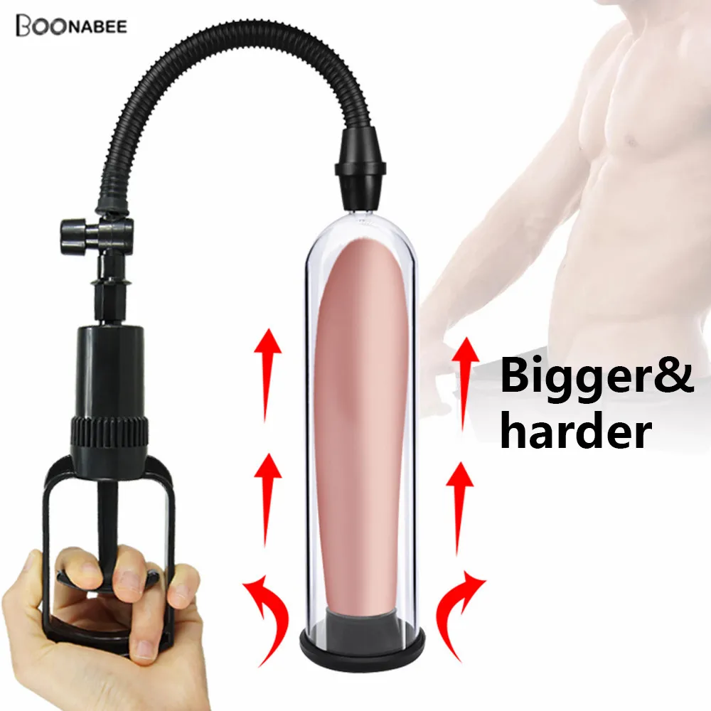 Pompa per pene maschile ingrandimento manuale del pene giocattoli del sesso per uomo pompa per vuoto masturbazione maschile