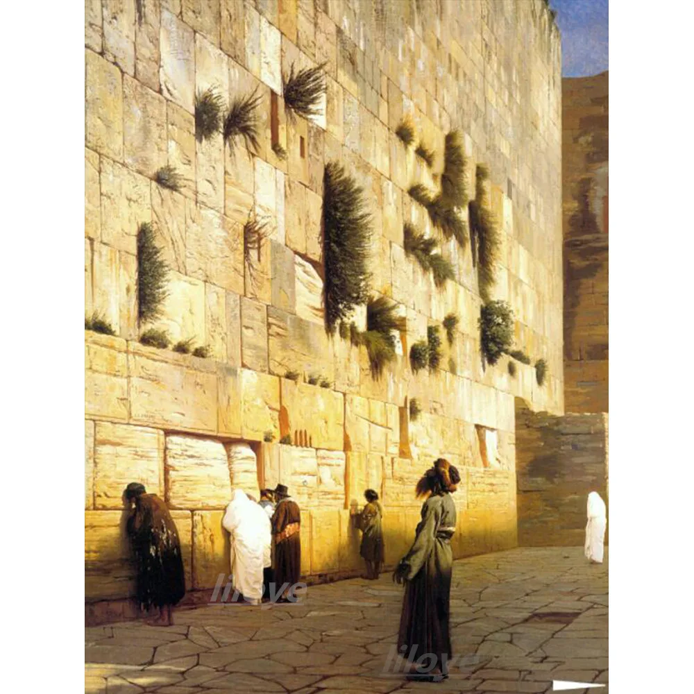 Kudüs 3D 5 D DIY Elmas Yahudi kutsal siteleri Resim Elmas Nakış Duvar Mozaik Kitleri Ağlama Ev Dekor Hediye Tam CV492