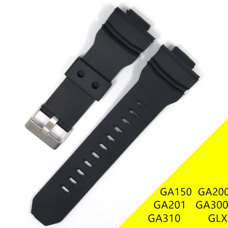 Casio G-Shock GA150 için Bilezik Bandı Spor Silikon Kordonlu Saat/200/300/310 GD120 GW8900 için GA110/120/100 GLS-100 GLX Kayışı