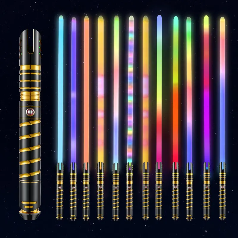 WANARİCO Xenopixel Lightsaber 26 Takım Ses Yazı Tipleri Efektleri ve Renkler FX Ağır Düello alüminyum sap Büyük Hediye