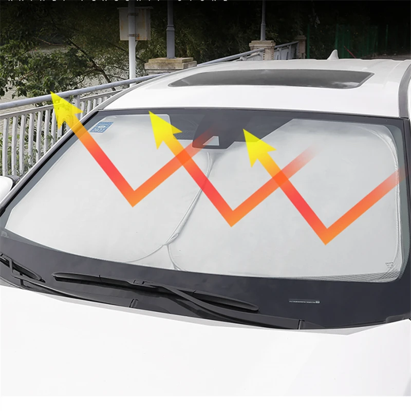 Araba Güneşlik Cam Güneşlik Otomatik Katlanabilir Ön Pencere Güneş Gölge UV ışınları Toyota Land Cruiser Prado İçin 150 2010- 2019 2020 2