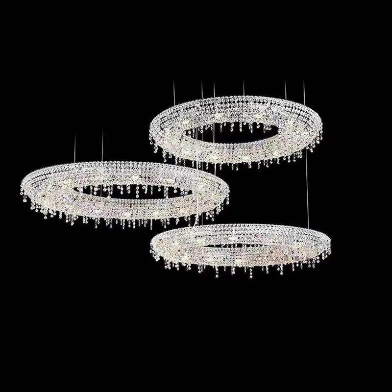 Iskandinav K9 kristal LED kolye ışık lamba mutfağı mutfak oturma odası tavan ışıkları avizeler iç mekan aydınlatması dekorasyon salon