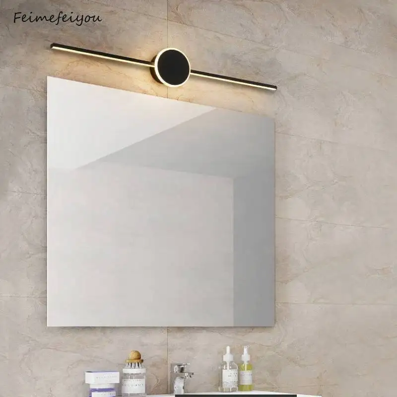 Led Ayna Far banyo duvar Lambaları Basit Modern İskandinav Yaratıcı Makyaj Dresser aynalı dolap Duvar Lambası Duvar dekor lambası