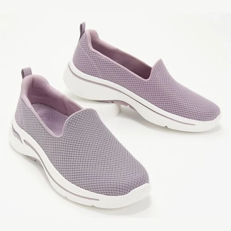 Kadın Ayakkabı 2022 Yaz nefes alan günlük spor ayakkabı Kadın Loafer'lar Örgü Yumuşak Platform Sneakers Bayanlar Kaymaz Daireler Boyutu 43