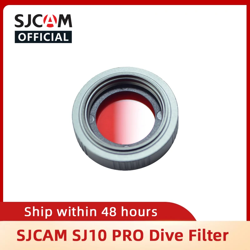 SJCAM SJ10 PRO SJ10X Dalış Filtre Lens Kırmızı Filtre Koruma SJCAM S10 Pro SJ10X Eylem Kamera