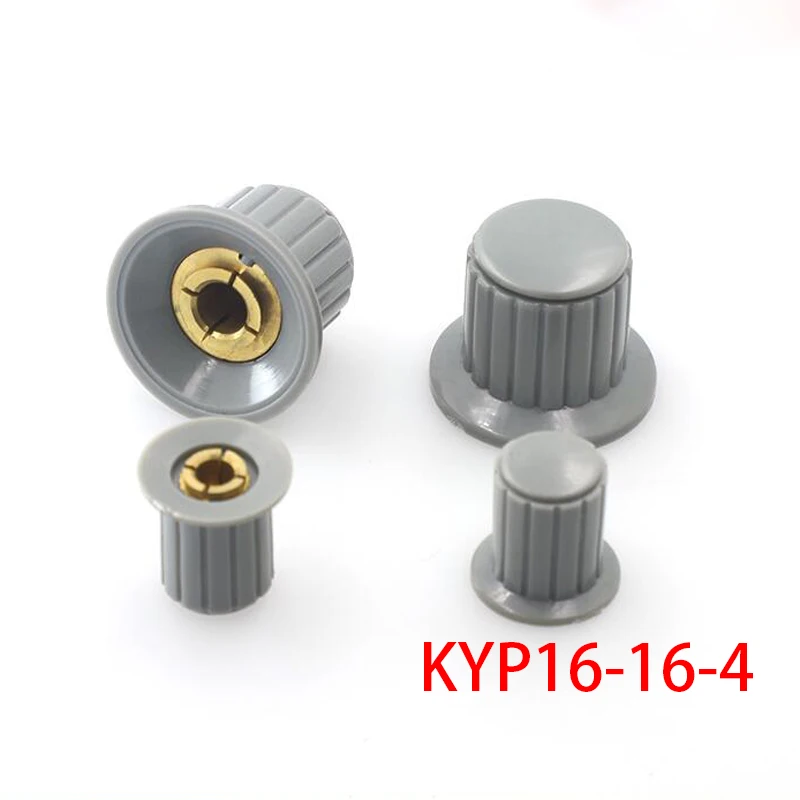 5 ADET KYP16-16 - 4 Gri Topuzu Düğme Kapağı İçin Uygundur WXD3-13-2W Dönüş Özel Potansiyometre Topuzu