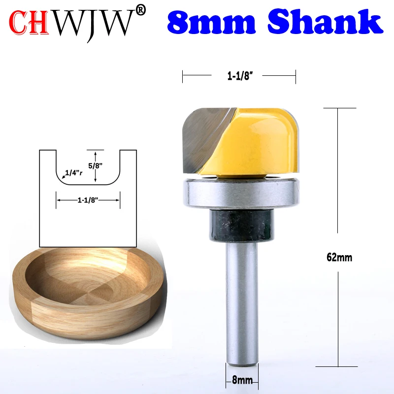 CHWJW 1 ADET 8mm Shank 1-1 / 8