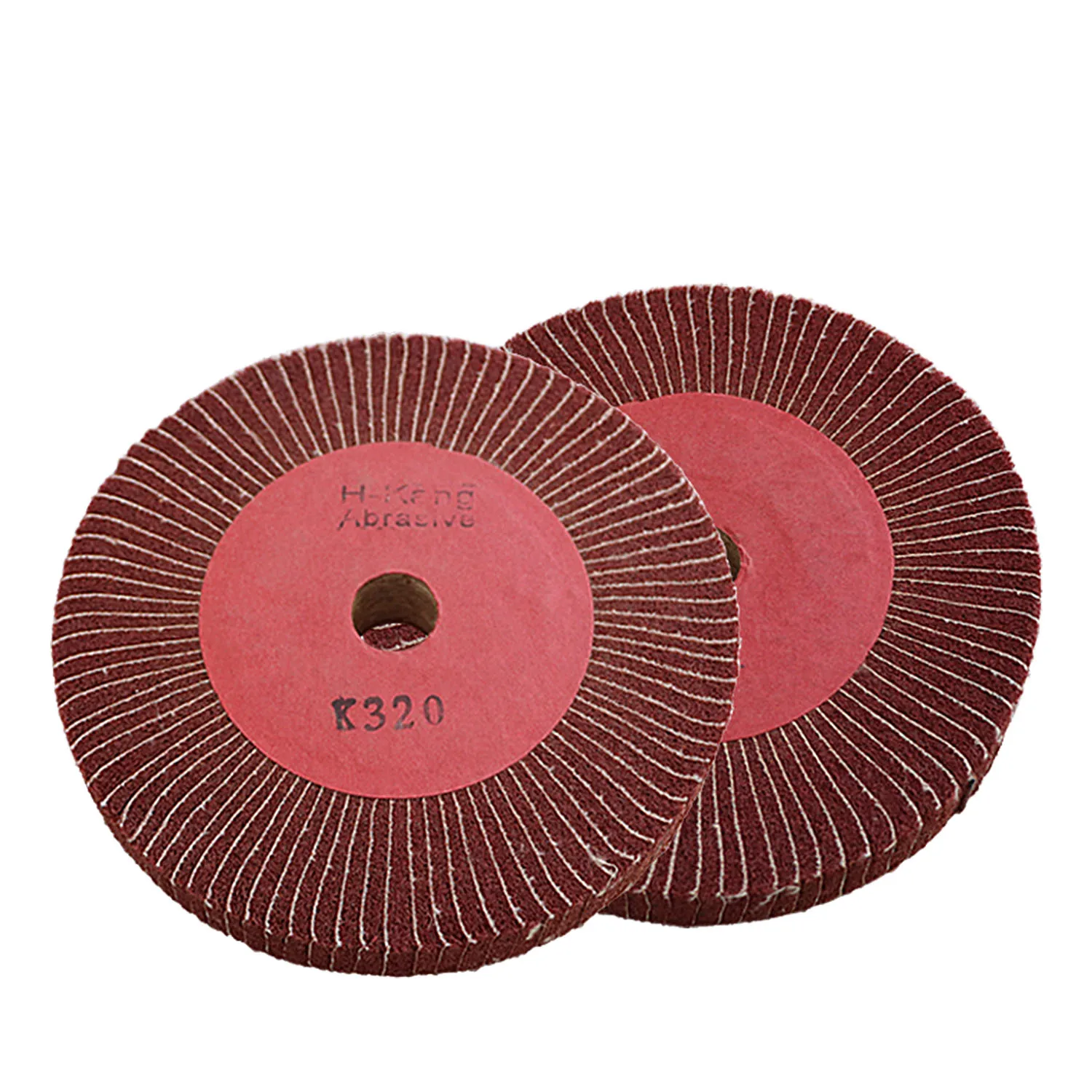6 İnç 155X25Mm Naylon Fiber Flap parlatma tekerleği Dokunmamış Taşlama Metal Disk Aşındırıcı Diskler Ahşap Metal Parlatma Parlatma