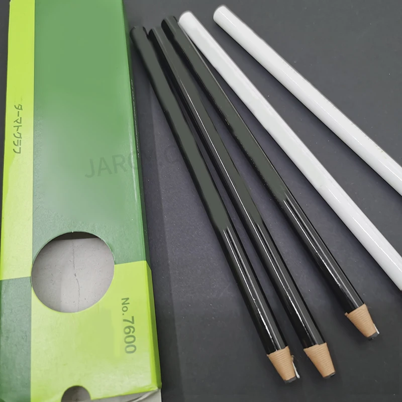 2/12 adet Japonya Siyah kaş kalemi Dermatograf K7600 Kalem Kaş Kalıcı Makyaj Microblading Aksesuarları Dövme Kaynağı