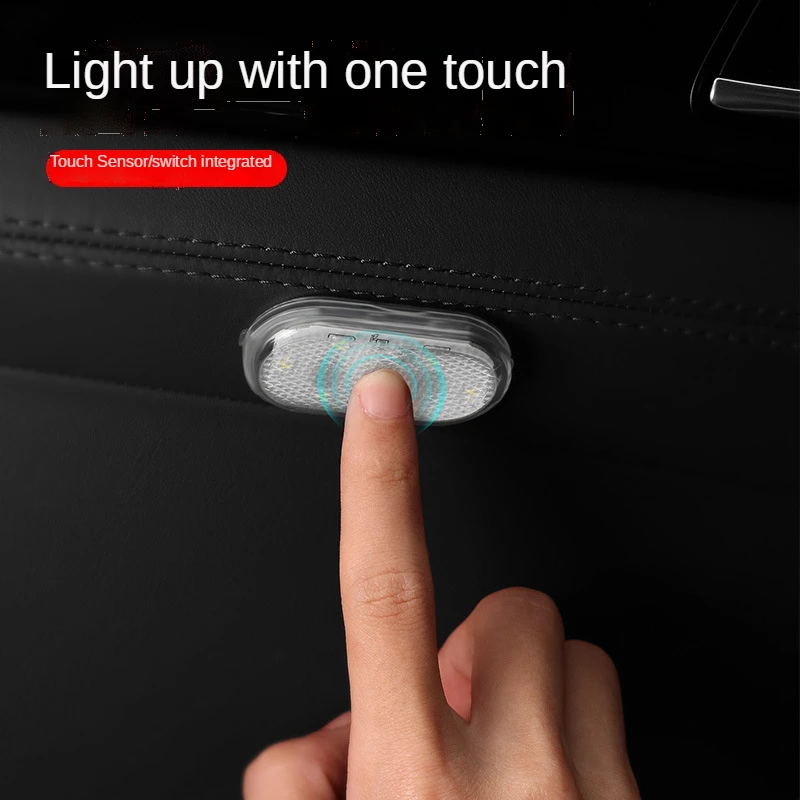 Araba iç ışık otomatik çatı tavan okuma lambası LED araba Styling gece lambası Mini USB araba şarjı ışık