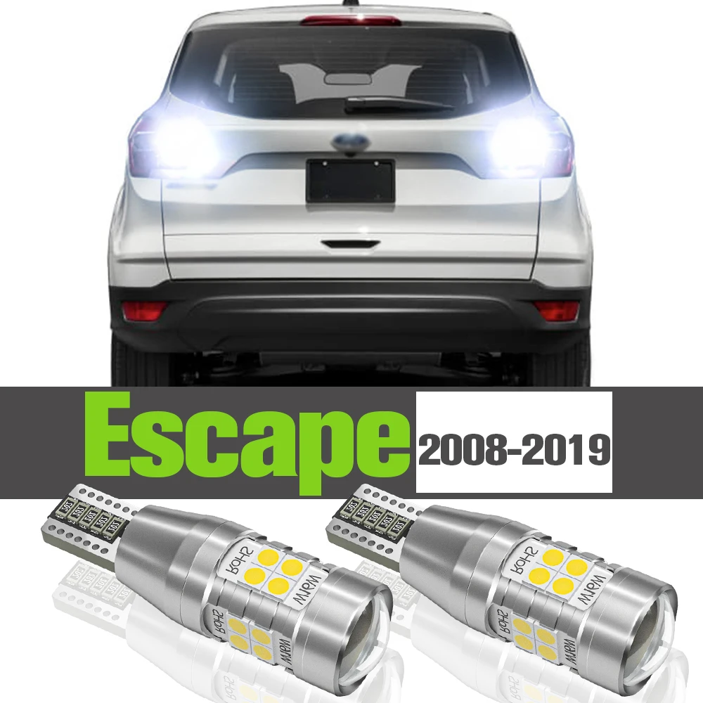 Ford Escape için 2x LED ters ışık aksesuarları yedek lamba 2008-2019 2009 2010 2011 2012 2013 2014 2015 2016 2017 2018