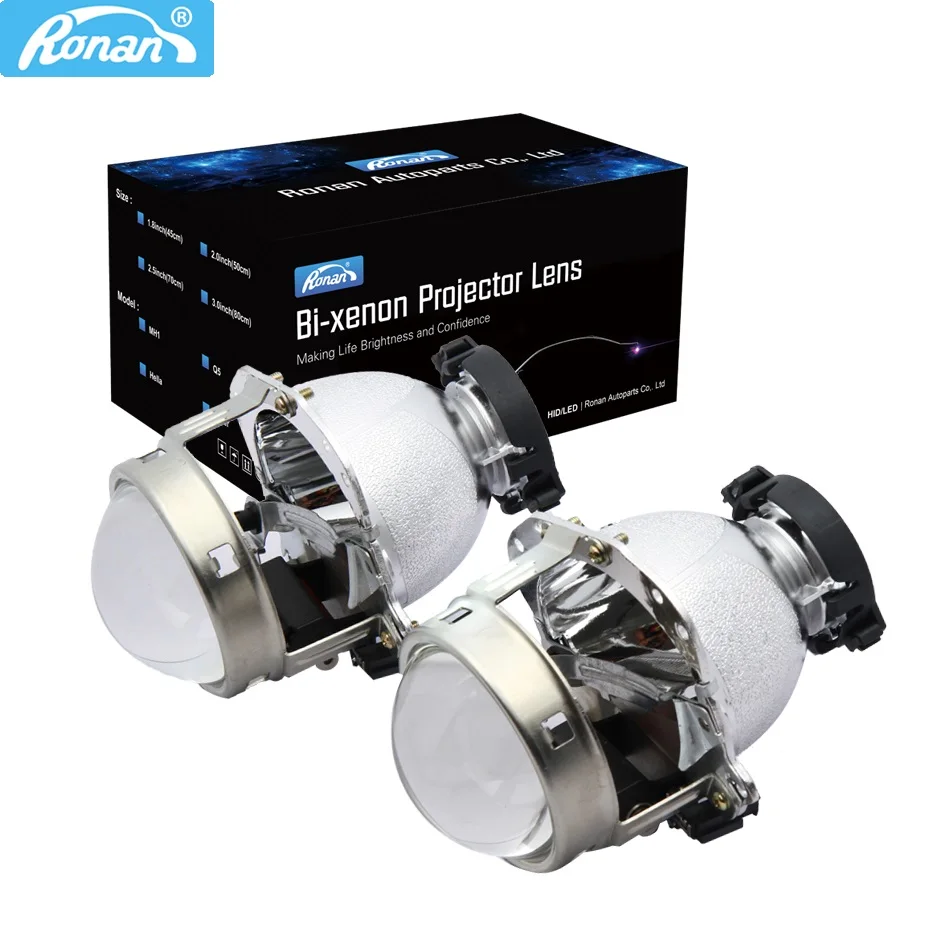 RONAN EVOX-R V2. 0 D2S Bi Xenon Projektör Lensler Far Güçlendirme E60 E39 X5 E53 A6 C5 C6 A8 Benz için W211 209 Araba Far