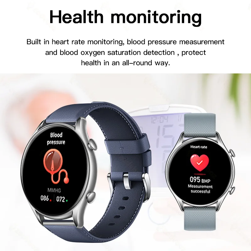 2022 Moda akıllı saat Kadınlar Özel Arama HD Arama Spor Saatler Erkekler nabız monitörü Su Geçirmez Smartwatch Android IOS İçin 4