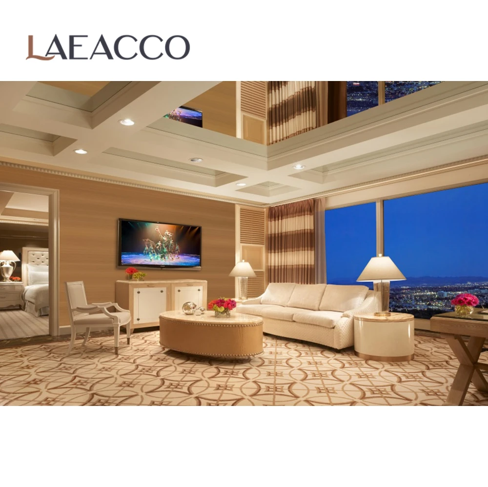 Laeacco Modern oturma odası şömine kanepe halı ışık ıç fotografik arka Planlar Fotoğraf fotoğraf stüdyosu Için arka planında 3