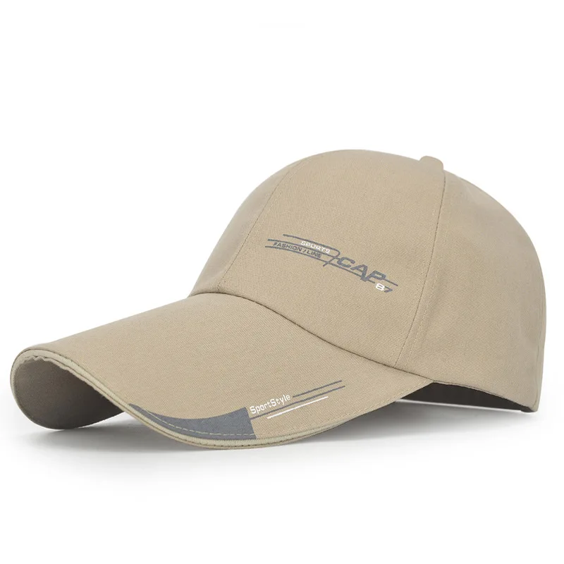2021 Spor Kap Erkek Şapka Balık Açık Moda Hattı beyzbol şapkası Uzun Vizör Ağız Gölge Snapback güneş şapkası Kemik Gorras Rahat