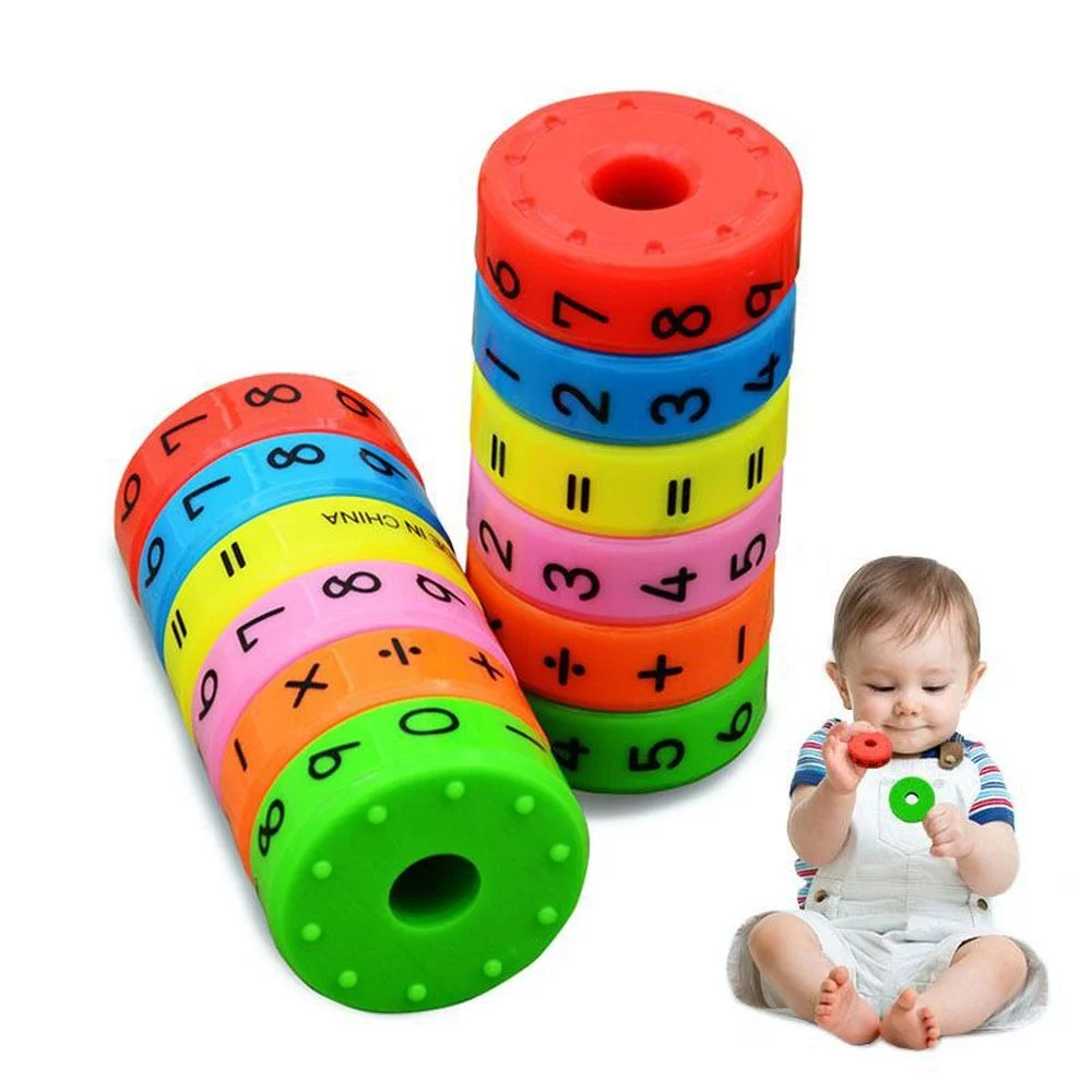 Manyetik Montessori Çocuklar Okul Öncesi Eğitim Matematik Oyuncaklar Çocuklar için Sayılar DIY Montaj Bulmaca bebek oyuncakları Çocuklar öğretici oyuncaklar