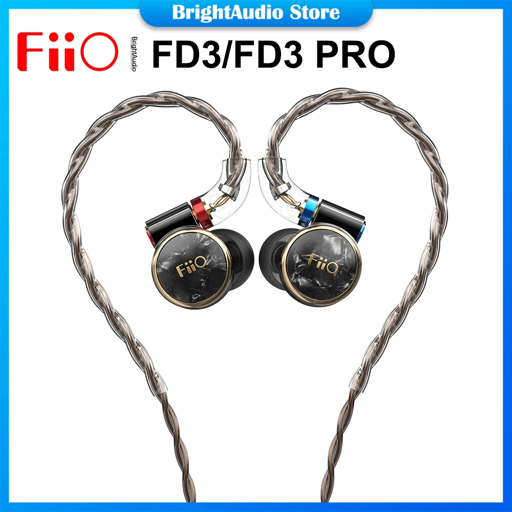 FiiO FD3 FD3pro Yüksek Çözünürlüklü HİFİ 1DD Dinamik Kulak İçi Kulaklık MMCX Ayrılabilir Kablo DLC Elmas Gibi Karbon Diyafram Kulaklık IEMS