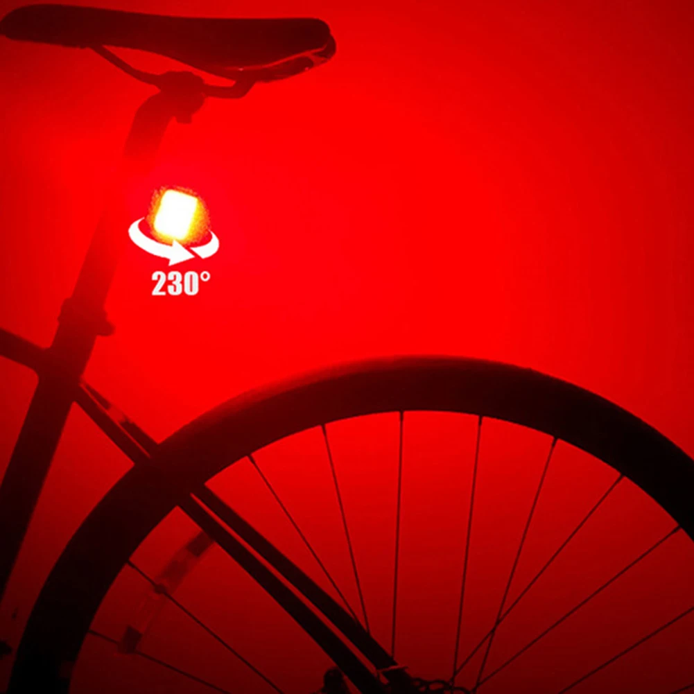 Bisiklet bisiklet arka lambası ışıkları bisiklet ışık güvenlik yanıp sönen ışık dış mekan ışıkları COB vurgulamak bisiklet kuyruk lambası tip-c hızlı şarj 5
