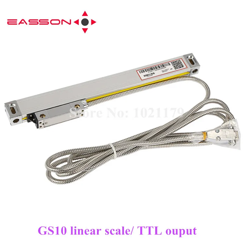 Easson GS10 doğrusal hat sensörü DRO dijital lineer ölçekli torna freze makinesi GS10 TTL 0.005 mm 5um doğrusal cam kodlayıcı cetvel