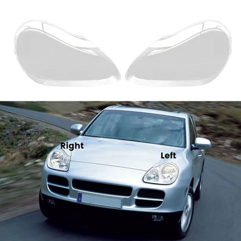 Araba Far Kabuk Lamba Gölge Şeffaf lens kapağı Far Kapağı-Porsche Cayenne 2005 2006