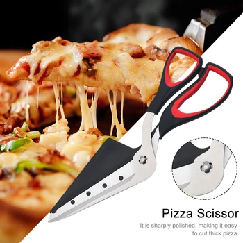 Yaratıcı Mutfak Kesici Pizza Makas Çıkarılabilir Gözleme Dilimleme Biftek Pişirme Çok Fonksiyonlu Keskin Bıçak Paslanmaz Çelik BARBEKÜ YENİ