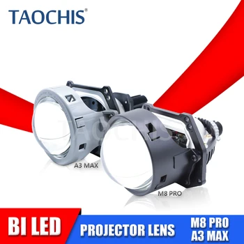 TAOCHIS A3+ A3 MAX M8 M8 PRO BİLED Projektör Lens 6000K 3.0 İnç HELLA 3R Yüksek Işın Düşük İşın CarLight Yükseltme Güçlendirme ışıkları