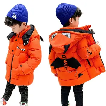 Moda Yürümeye Başlayan Çocuk Kış sıcak Ceket Erkek Giyim Mont Çocuk Kalınlaşmış Kapşonlu Ceketler Ceket Sonbahar Çocuk Giysileri