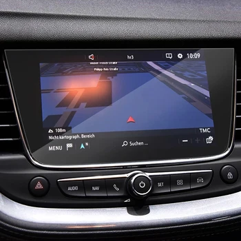 Temperli Cam koruyucu film Sticker Opel Crossland X 2017-2021 İçin 7 8 İnç GPS Navigasyon Ekran Aksesuarları