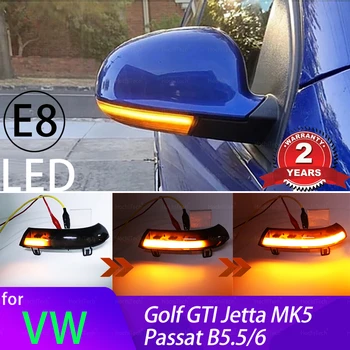 Dinamik Dönüş sinyali LED dikiz aynası göstergesi flaşör tekrarlayıcı ışık Volkswagen VW GOLF 5 Jetta MK5 Passat B5. 5 B6 EOS