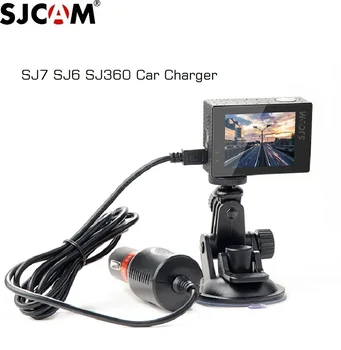 Orijinal SJCAM araç şarj aleti yuvası Vantuz Braketi SJ6 Legend SJ7 Yıldız SJ360 Şarj Eylem Kamera Aksesuarları