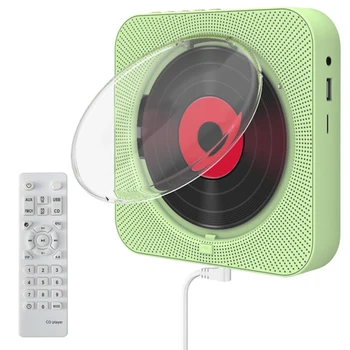 Taşınabilir CD Müzik Çalar Duvara Monte Bluetooth uyumlu 5.1 Stereo Hoparlör Müzik Çalar Stereo Hoparlör CD Çalar Braketi ile