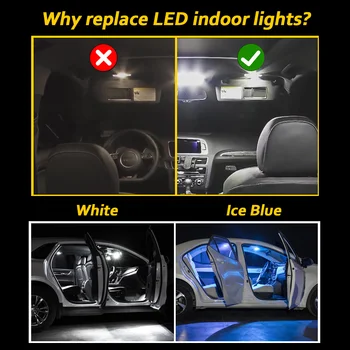 MDNG Canbus LED İç Harita kubbe ışık Kiti Hyundai Equus 2011 2012 2013 2014 araba Led Ampuller Aksesuarları Hata Yok 2