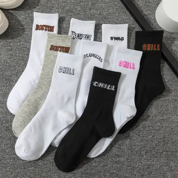 Unisex Harajuku Moda Çorap Yenilik Renkli Eğlenceli Aşk Ayı Astronot Uzun Çorap Basketbol Spor Çift Çorap