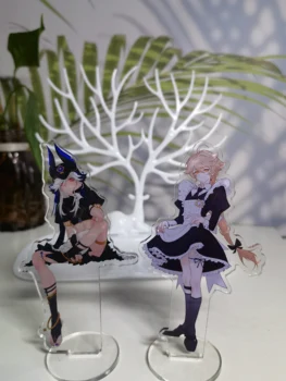Anime Figürü Emtia Genshin Darbe Akrilik Standları Modeli Çift Taraflı Ayakta İşareti Oyuncaklar Zarif masa dekoru