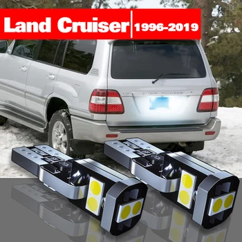 Toyota Land Cruiser 100 için 200 1996-2019 Aksesuarları 2 adet LED plaka aydınlatma ışığı 2006 2008 2009 2012 2013 2014 2016 2017 2018