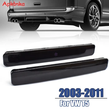 Apktnka Araba Kuyruk Lambası Güvenlik İşareti Siyah Arka Tampon Reflektör Sağ + Sol Füme VW T5 Transporter Multivan 2003-2011