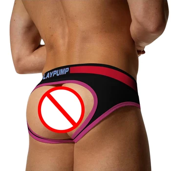 Yeni Hollow Seksi Erkek Külot Pamuk İç Çamaşırı Eşcinsel Külot Erkek Kısa Nefes erkek Külot Bikini Jockstrap PP9114
