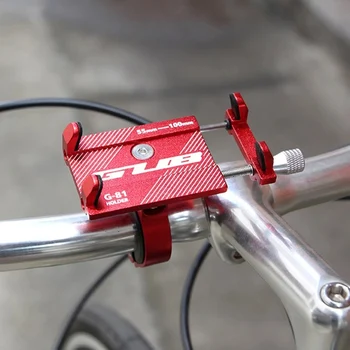 GUB Bisiklet telefon tutucu Alüminyum Alaşım kaymaz telefon braketi GPS Klip Evrensel Bisiklet motosiklet gidonu Klipleri Tüm Telefon İçin