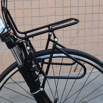 Bisiklet Ön Pannier Raf MTB Yol Bisikleti Kargo Rafları Taşıyıcı Çanta Bagaj Raf aparatı Yük Taşıyan 15 kg Bisiklet bisiklet aksesuarı