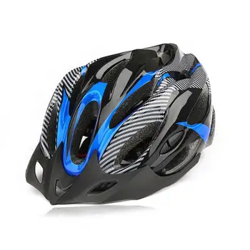 Unisex bisiklet kaskı Moda Karbon Fiber Darbeye Dayanıklı Ayarlanabilir Dağ Bisikleti Bisiklet Bisiklet Kask