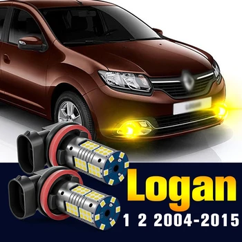 Renault Logan İçin 2 adet LED Sis Ampul Lamba 1 2 2004-2015 2005 2006 2007 2008 2009 2010 2011 2012 2013 2014 Aksesuarlar