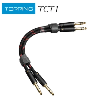 TEPESI TCT1 HİFİ Ses Kablosu TRS TRS Büyük Üç çekirdekli 6.35 mm Erkek Erkek Denge Kablosu