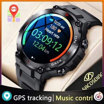 Yeni akıllı saat Erkek Kadın GPS Pozisyonu Açık Spor Spor Takip Süper Uzun Bekleme Kalp Hızı Android ıos İçin Smartwatch